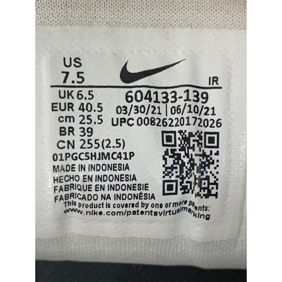 Nike Air Max Plus TN White Sneakers Mens Size 7.5 US 604133-139 7668 GUC - Picture 5 of 12